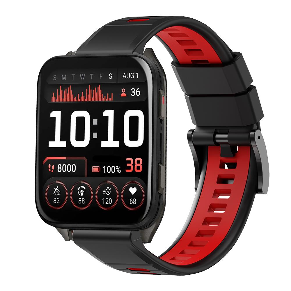 Športový dvojfarebný silikónový 24mm remienok pre Garmin Venu X1 Náramok pre Garmin Venu X1 TicWatch Pro 5 Enduro Remienok na hodinky
