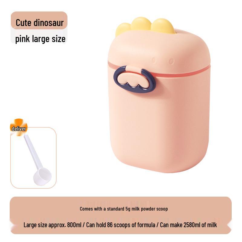 Sealed, Moisture-Proof Baby Milk Powder and Cereal Storage Container for Outings