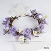 Flower Wreaths Garland Crown Diadem Wedding Baroque Hairband Hair Girl Flower Crown Bridal Headband Fairy Princess Hair Tiaras