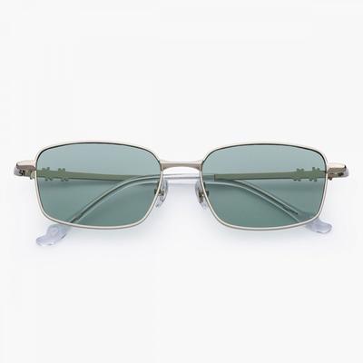 RECLOW Stainless Amon Sunglasses Silver Green