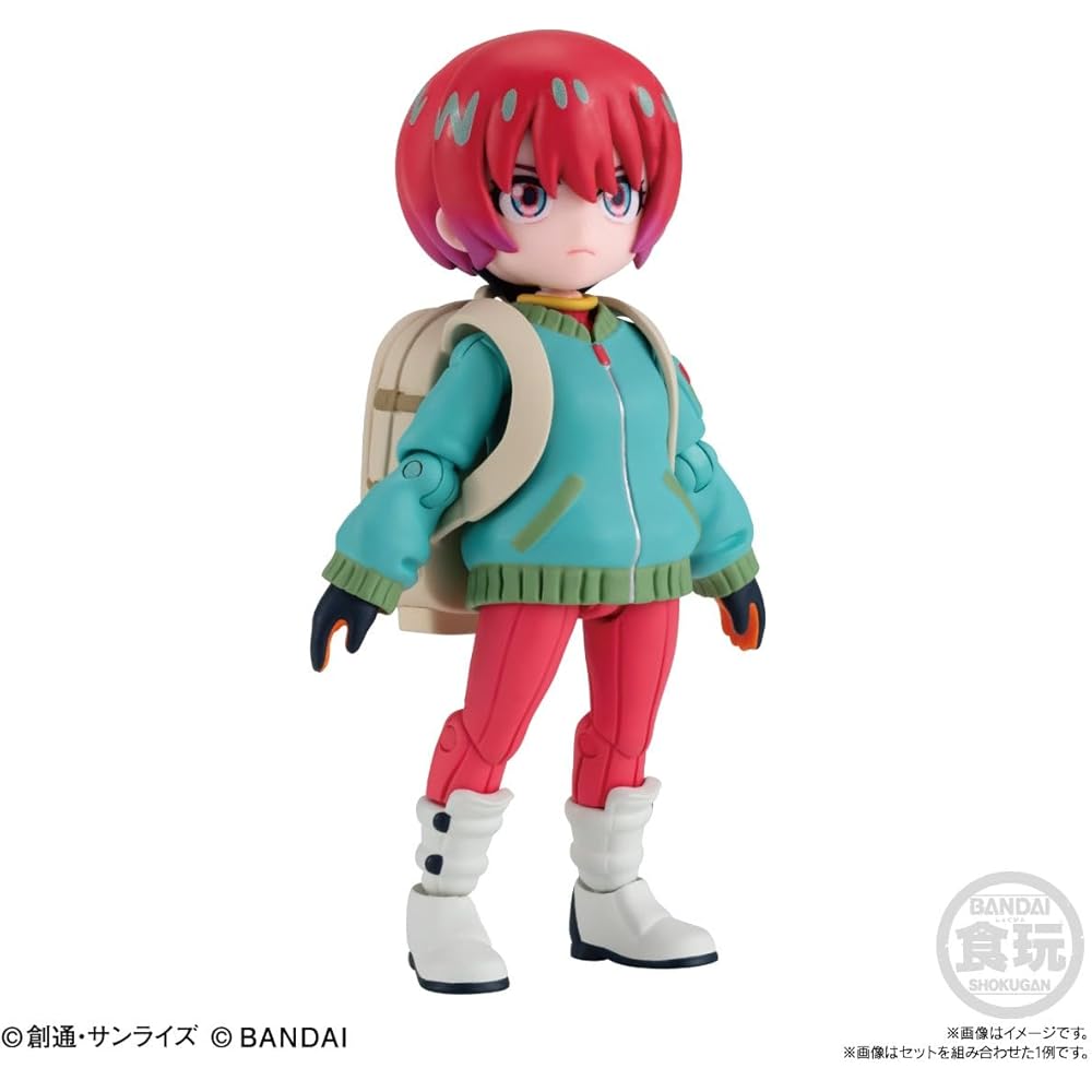 Bandai Link Travelers "Mobile Suit Gundam GQuuuuuuX" World Machu Coordination Set Chewing Gum Candy Toy [Box Set/1 Piece]