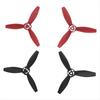 4 Stück Passend für Parrot Bebop 2 Drohne Propellerblätter Drohnenzubehör Schwarz+Rot