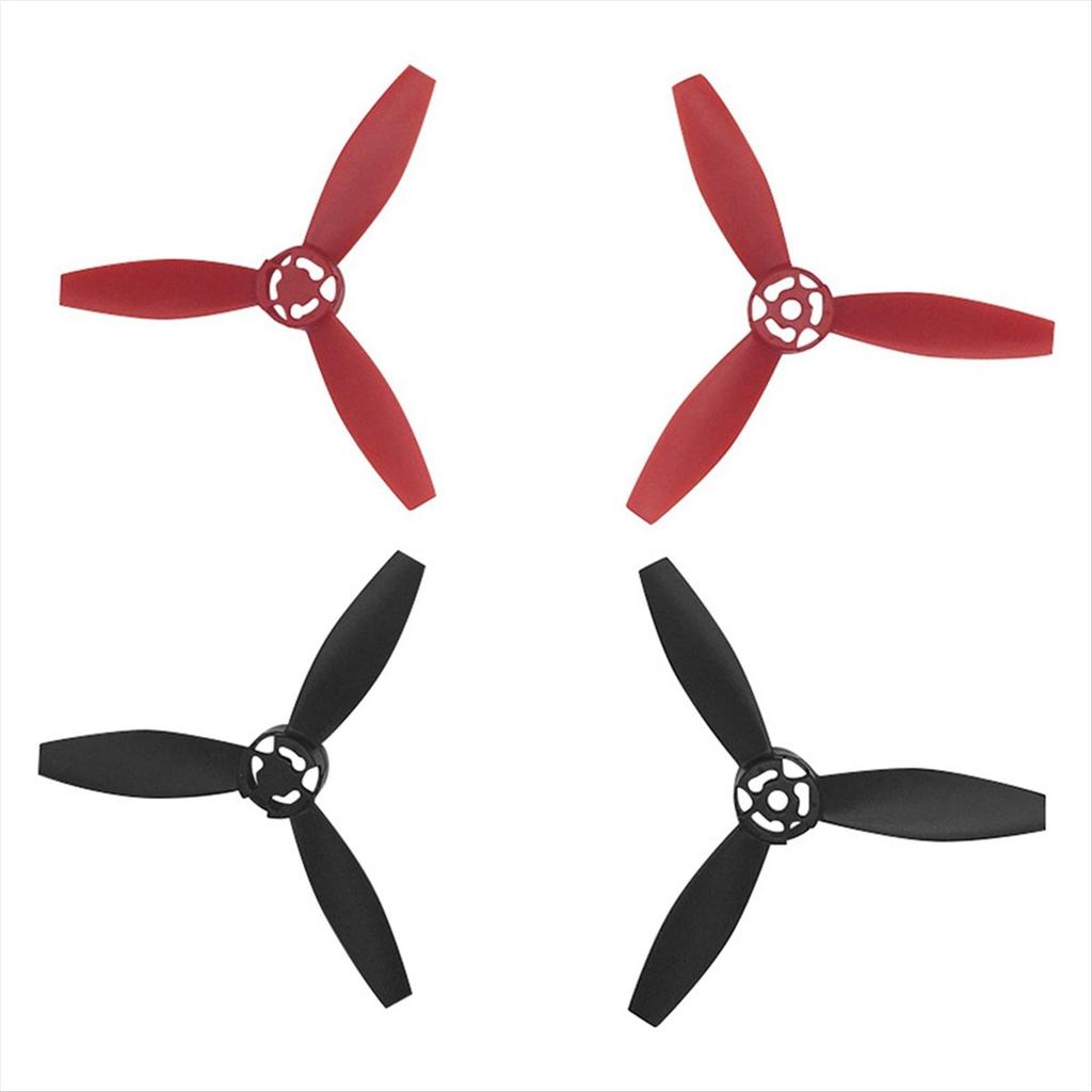 4 Stück Passend für Parrot Bebop 2 Drohne Propellerblätter Drohnenzubehör Schwarz+Rot