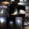 LED Worklight 12-30V Waterproof Car Work Light 300m Beam Distance Roof Mount Spotlight for SUV Truck Easy Installation