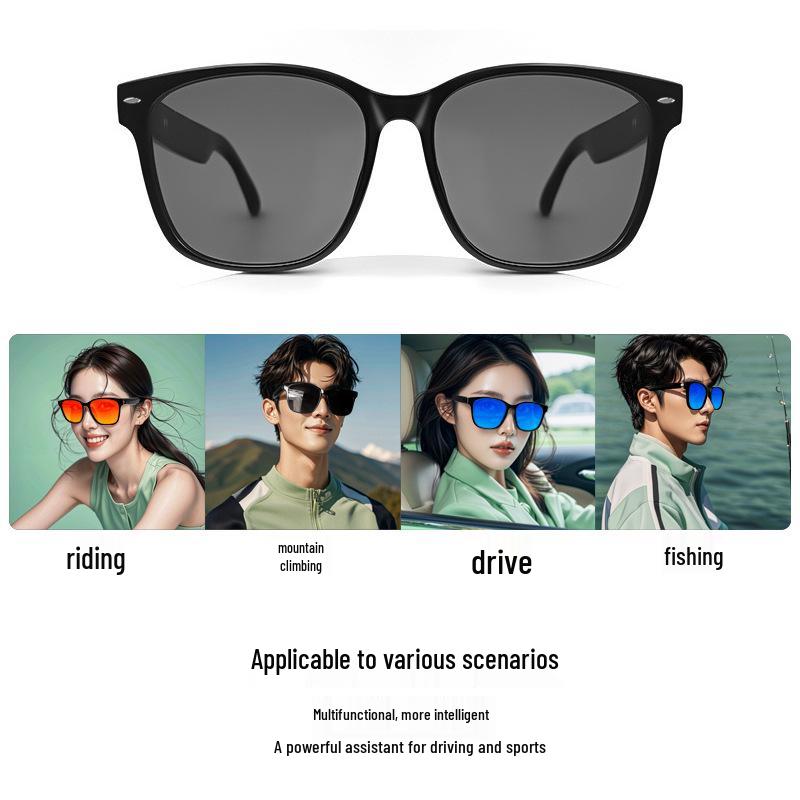 GS08 Smart Bluetooth UV Sunglasses for Driving, Fishing, Navigation, and Calls