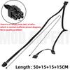 6Pin To 4x SATA Straight, SSD HDD Power Cable for Corsair RM650x, RM750x, RM850x, RM1000x RM-x Type 4 Modular Power Supply Units