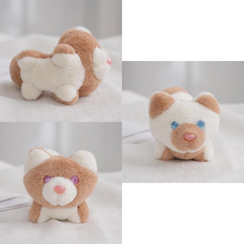 Adorable Husky Plush Keychain Soft Stuffed Dog Bag Charm Cute Mini Puppy Gift