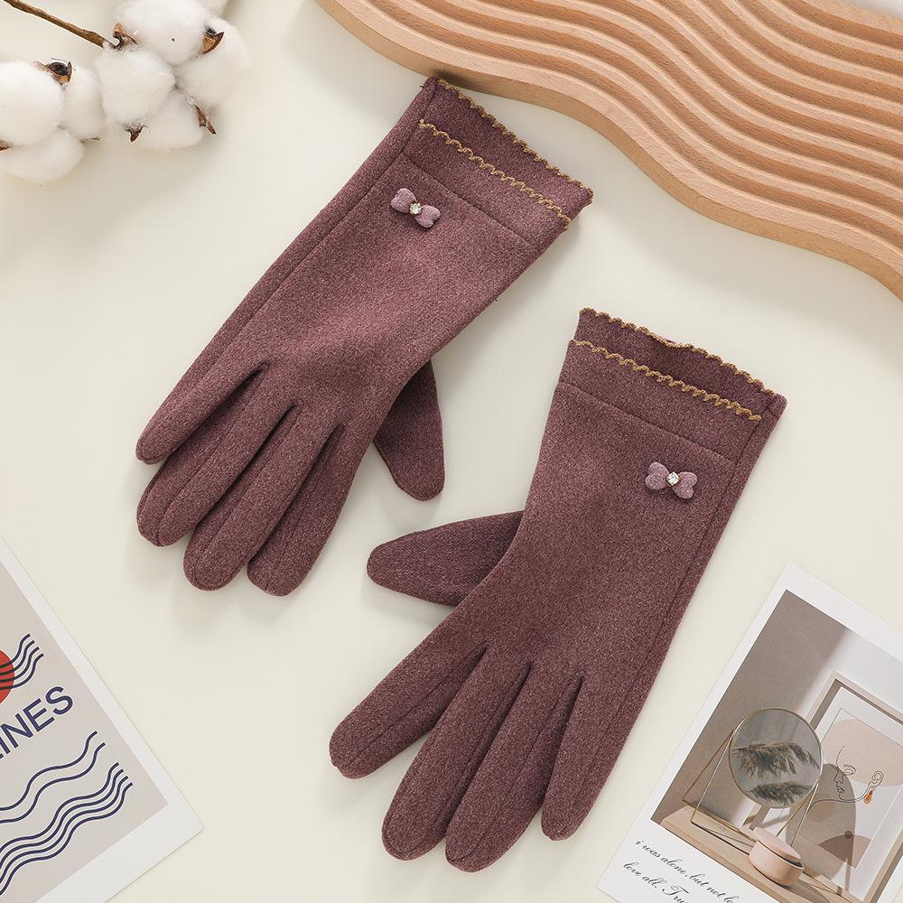Unisex Winter Rabbit Plush Fleece Gloves - Thick, Windproof, Coldproof, Touchscreen-Ready for Outdoor Cycling