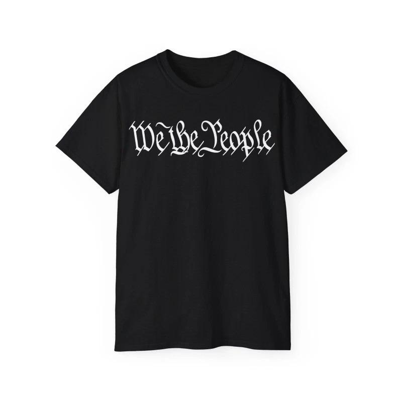 We The People T-Shirt - US Constitution Many Colors USA 2A L