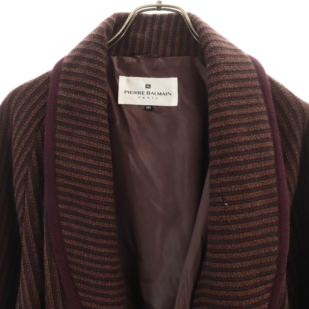 PIERRE BALMAIN made in Japan Köntös kabát MA Bordó Férfi Használt