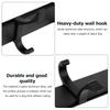 Coat Rack Wall Mounted - 5 Pair Moveable Hooks Heavy Duty, Aluminum Coat Hook Rail for Coat Hat Towel Purse Robes Mudroom