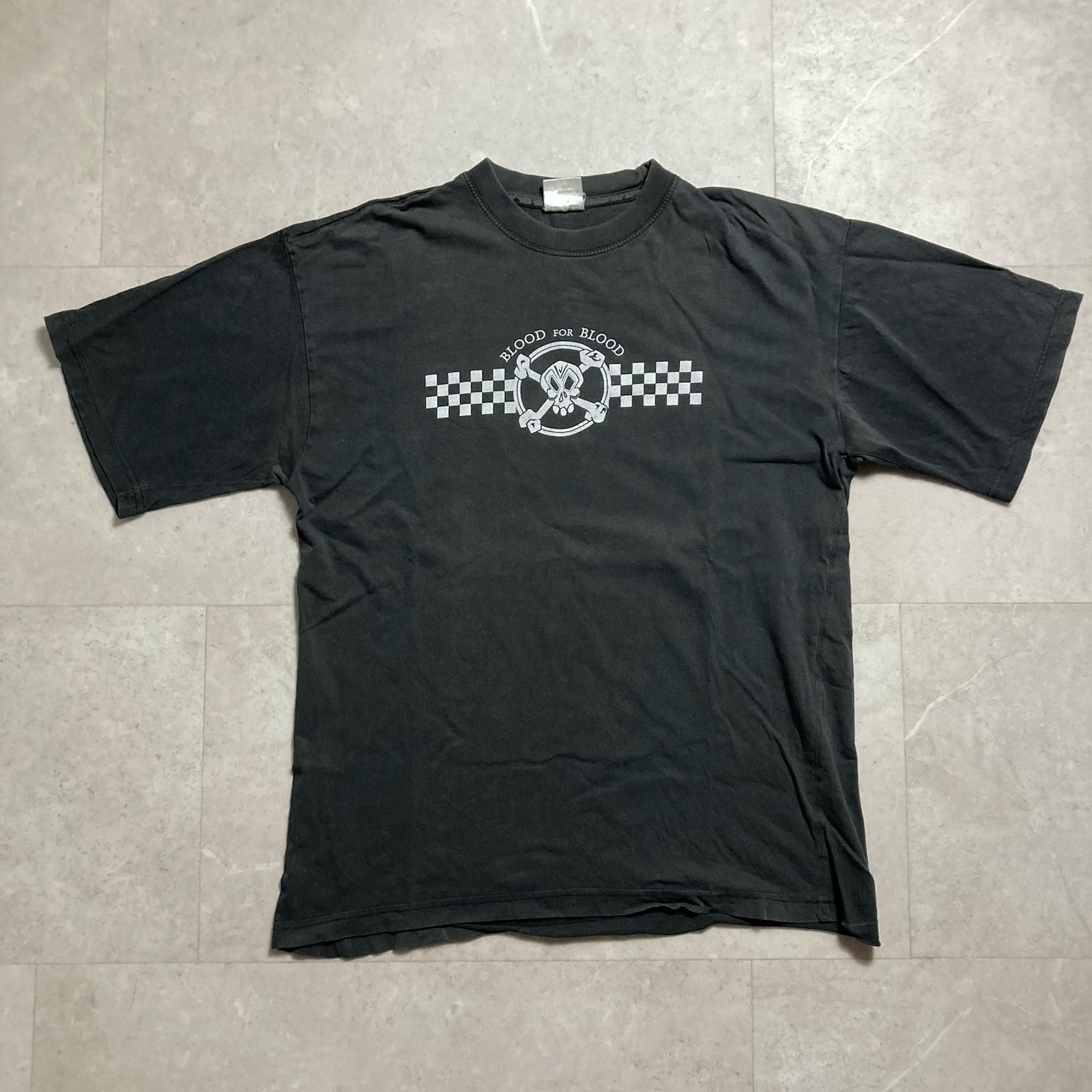 vintage blood for blood hardcore punk rock band tee size large Unisex T-Shirt XXXXL