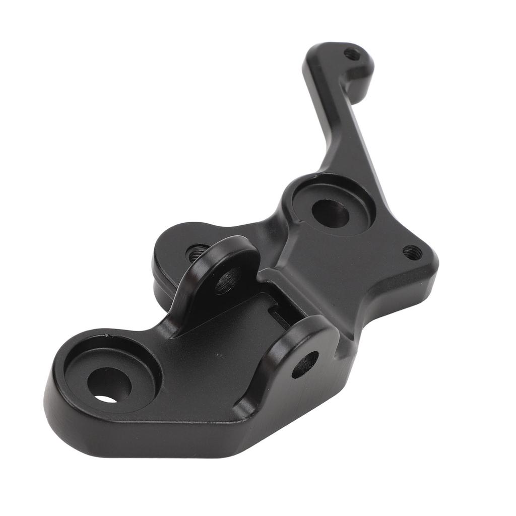 Front Footrest Pedal Peg Bracket Aluminum Rust Proof Crack Resistant Foot Pedal Peg Bracket Mount