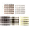 50Pcs Leather Rivets Studs Set Heavy Duty Iron Metal Screws Rivets for Handmade Bag Clothing Repair Sewing Craft Project
