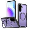 Applicable to Samsung a55 new 360 rotating bracket shell s24/s25ultra carbon fiber pattern anti-drop protective cover