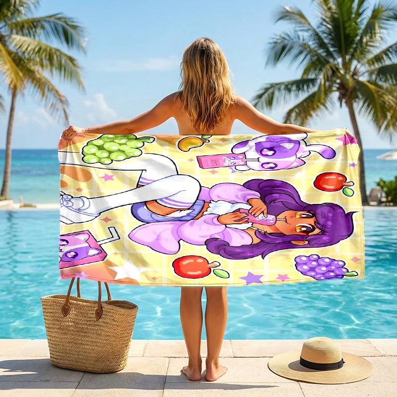 Pixel Game Fashion Beach Towel: Ideal for Summer Adventures Soft, absorbent and quick drying suitable for swimming and bathing