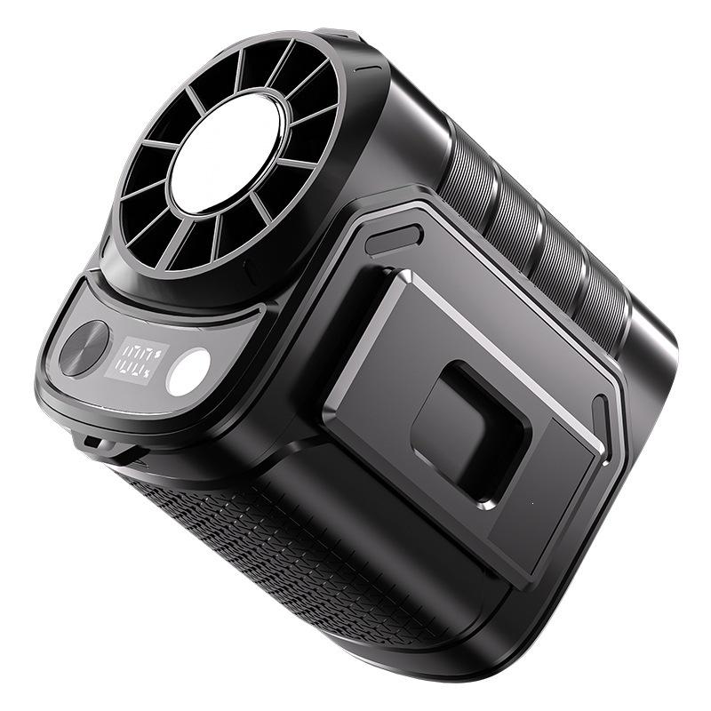 Portable Hanging Waist Fan - High Wind Power Mini Ice Pack Cooling Clip-on Fan for Outdoor Use