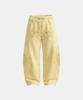 BADBLOOD H.B.B. Royal Lace Rhinestone Lightweight Jogger Pants - Yellow