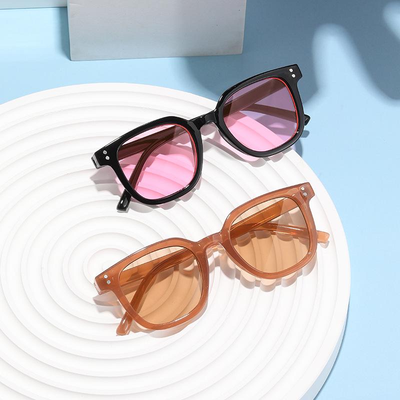 7309 Color Sunglasses Women'S Retro Classic Rice Nail Glasses Frame Children'S Cute Baby Sunglasses