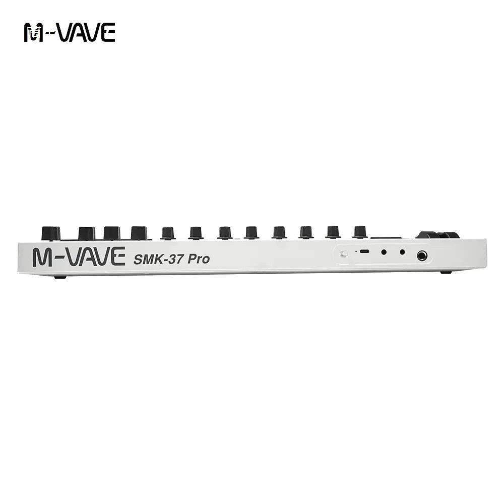 M-VAVE SMK-37 Pro 37-Key MIDI Keyboard Controller with Sound Source, Arrangement Pad, and Fader