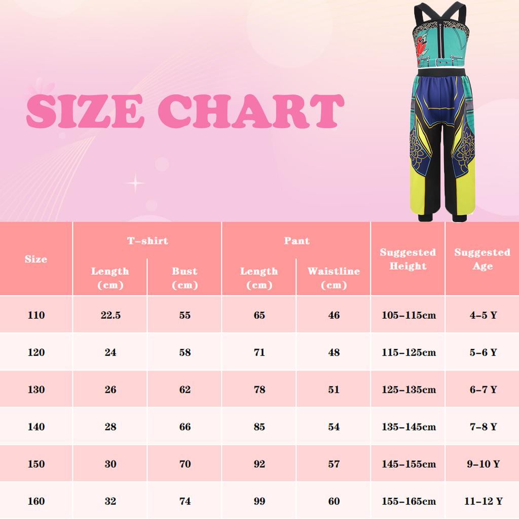 Costume Bambina zoey Singer rumi Cosplay Vestito per Festa di Compleanno Halloween Carnevale