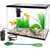 16L Rectangular Aquarium Kit with Filter, Gravel and Net