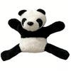 9pcs Stuffed Plush Panda Magnetic Toy Decorating Refrigerator Magnet for Home Beauty Decoration