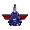 Action Movie Character Enamel Pins Classic Star Plane Pilot Brooches Lapel Badges Jewelry Gift for Fans Friends