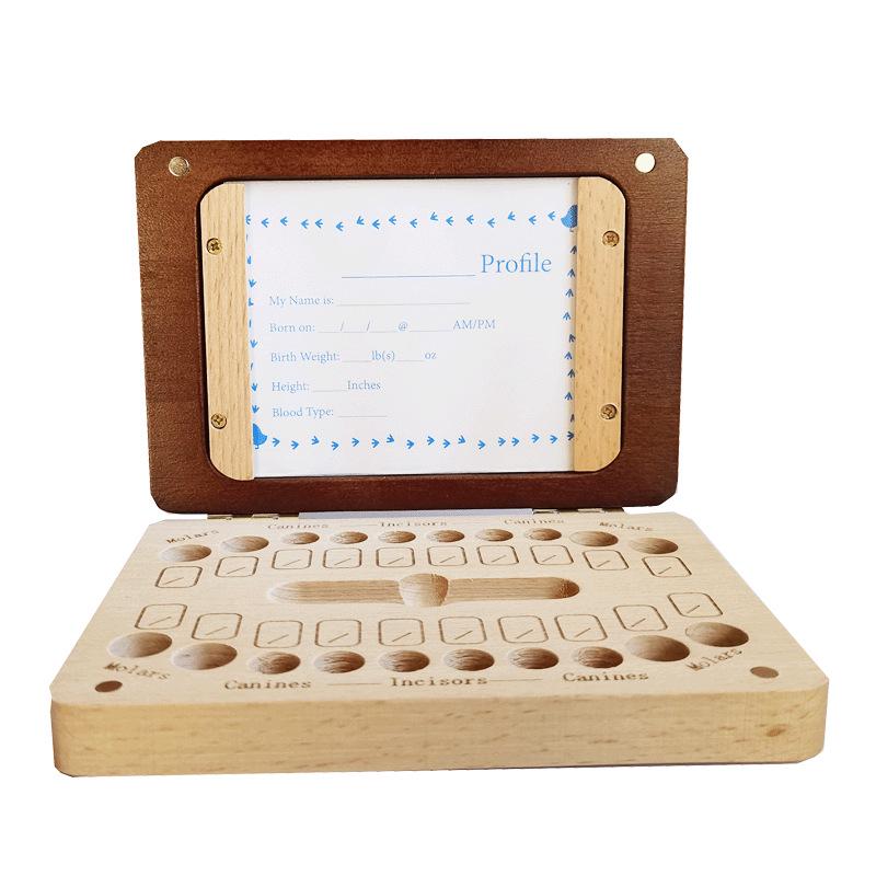 Children's Keepsake Box for Baby Teeth and Lanugo