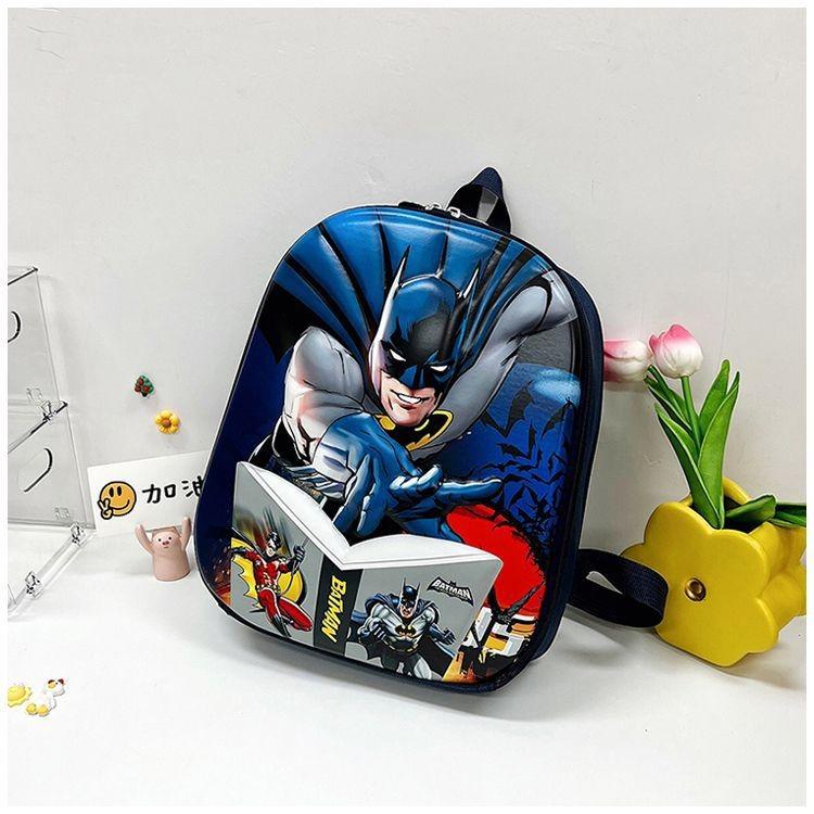 Spiderman Ultraman Batman 3d Print Kid Backpack Cartoon Schoolbag Gift
