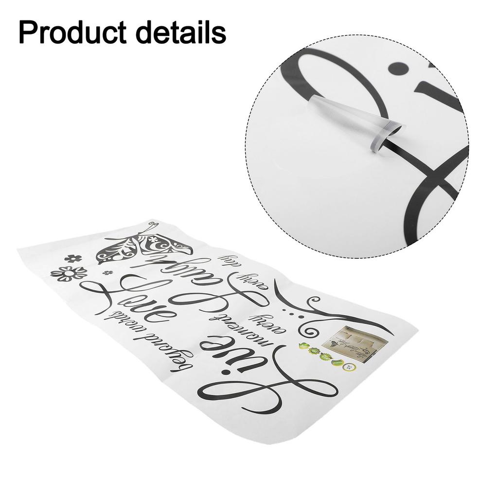 Citat Väggklistermärke Fjärilskonst Vardagsrumsklistermärke Hem Lev Skratta Älska