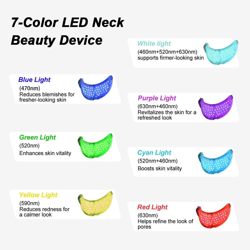 Portable Neck LED Mask Anti-Wrinkle Neck Wrinkle Remover Neck Beauty Mask Neck Improve