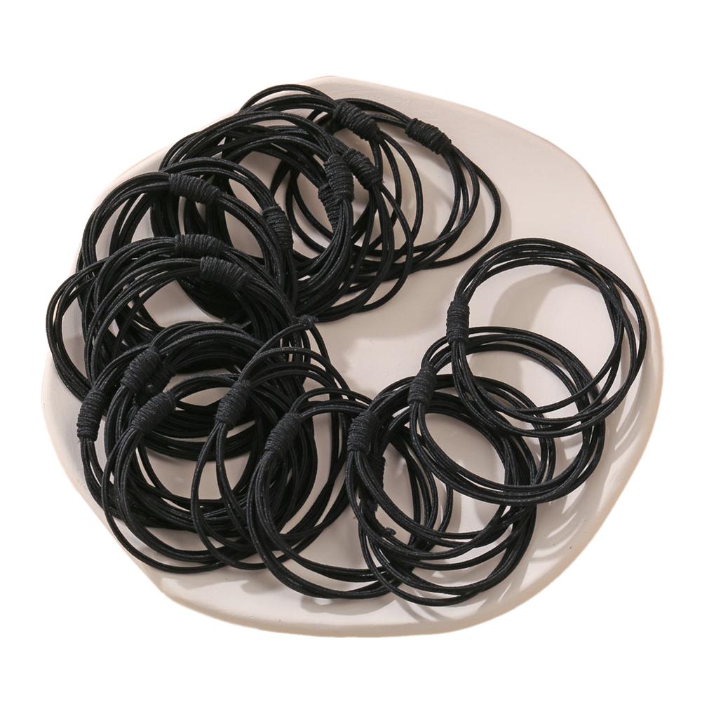 20 Piece Set Girl's Rubber Band Ins Simple Rope Tie Hair High Elastic Ring Headdress