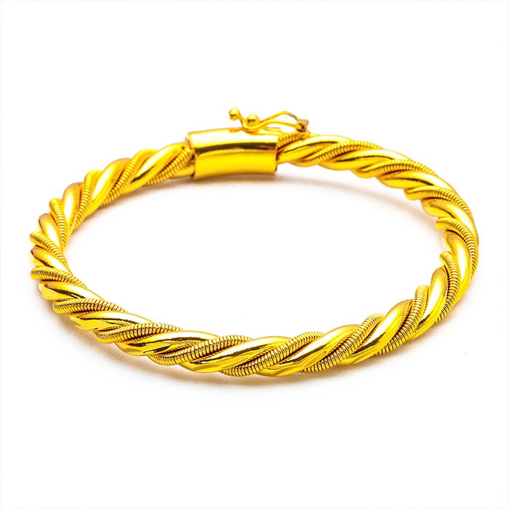 Women's Twist Bracelet Bracelet Opening Buckle Twist Bracelet Exquisite twist craftsmanship Elegant and layered visual effect