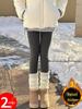 Women's 2026 Plus Velvet Leggings: Thick, Foot-Covering, Warm Cotton Tights for Spring & Autumn, Perfect with Skirts