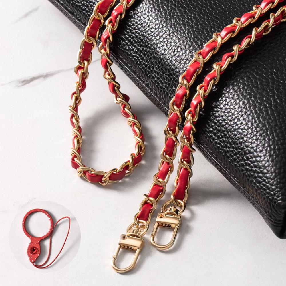 PU Leather Metal Leather Chain Zinc Zinc Alloy Key Chain Multipurpose Cellphone Lanyard  for Phone Hanging