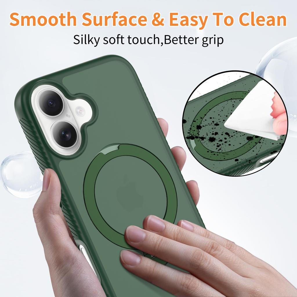 The New Model Is Suitable for Apple 17promax Mobile Phone Case 360 Rotating Magnetic Bracket with Lanyard 17e Mobile Phone Protective Cover