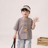 LUSON Baby Girls' Cute Dropped Shoulder Short Sleeve T-Shirt