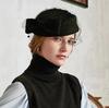 European and American Temperament Mesh Top Hat Autumn and Winter New Warm Wet Hat Retro Versatile Stewardess Hat British Style Jazz Hat