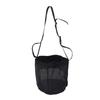 Horse Hay Feeding Bag with Adjustable Neck Strap Spill Proof Nylon Mesh Feed Bucket for Cattle Sheep