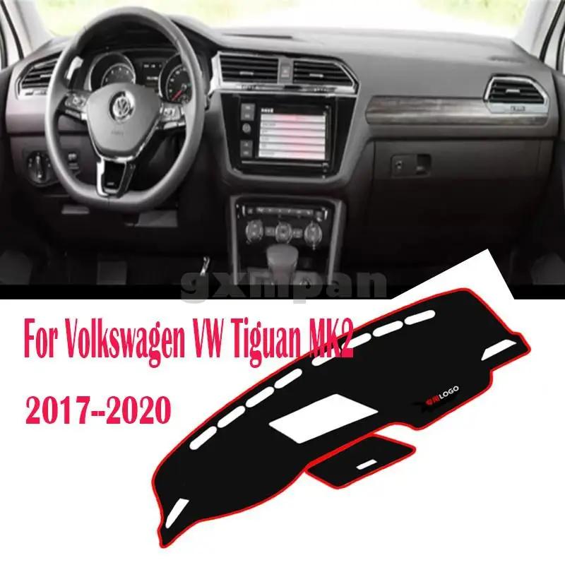 Nakładka Ochronna na Deskę Rozdzielczą Dla Volkswagen VW Tiguan MK2 Akcesoria Mata Przeciwsłoneczna na Deskę Rozdzielczą Anti-UV Dywan 2017 2018 2019 2020