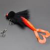 Tear Resistant Fishing Baits Realistic Appearance Soft Lures with Furry Exterior Strong Construction For Extended Use