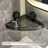 Bathroom Suction Cup Triangle Storage Rack Without Punching Wall-mounted Shelf Bathroom Toilet Washbasin Corner Storage Rack
