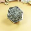 1Pc Vintage Creative Plastic Hexagon Candy Box for Wedding Chocolate Treat Gift Box Unique Party Favors Packaging