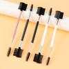 1/2/5PCS 3 Head Eyebrow Eyelash Shaper Double Head Brush Makeup Grooming Tool Cosmetic With 3 Different Spoolie Brushes