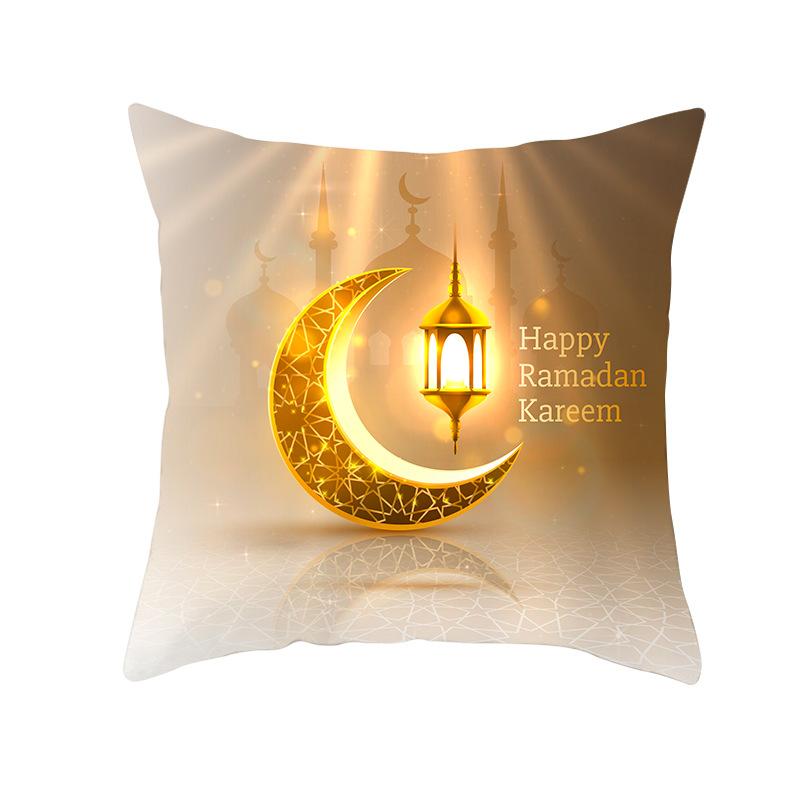 EID Mubarak Decor Cushion Cover Ramadan Decorations Home Islamic Muslim Decor