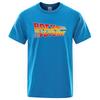 Back To The Future Summer T-shirt Men/women Classic Movie Series Brand Men's T-shirt Personality Tops Tees Short Sleeve Tshirt