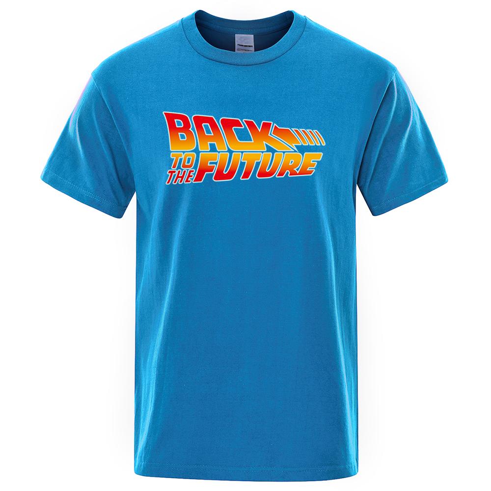 Back To The Future Summer T-shirt Men/women Classic Movie Series Brand Men's T-shirt Personality Tops Tees Short Sleeve Tshirt