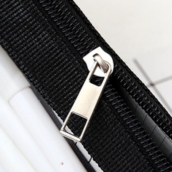 Estojo de Lápis de Malha Transparente para Alunos do Ensino Médio Grande Capacidade Bolsa de Lápis Multicamada com Compartimentos de Malha