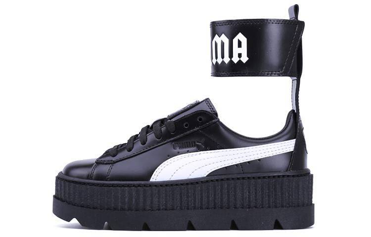PUMA Ankle Strap Rihanna Fenty Black White Women s 366264-03 36